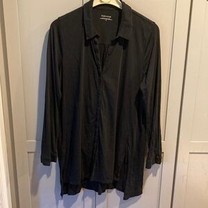 Eileen Fisher Black Button Down